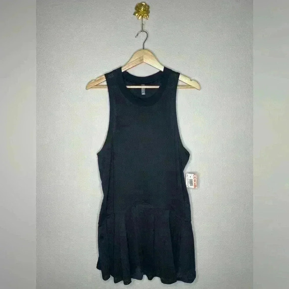 Free People Movement Courtside Pleated Sheer Mesh Dress - Picture 4 of 8